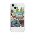 RoadieSoundGirlのローディーサウンドガール Soft Clear Smartphone Case