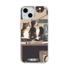 ゆうのねことレコード Soft Clear Smartphone Case