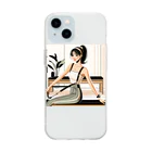 21歳女子　運動大好きMinamiのおしゃれMinami のヨガグッズ！ Soft Clear Smartphone Case