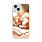 もふもふの森のうたたねこ Soft Clear Smartphone Case