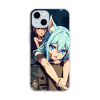 ほっこりアニメマートのゾンビィ～8 Soft Clear Smartphone Case