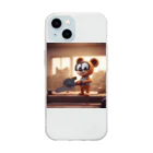 DeeeeDののこぎりのキャラクター Soft Clear Smartphone Case