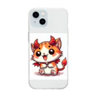 zuuu-の☆悪魔の世界のアイドルにゃんこ☆ Soft Clear Smartphone Case