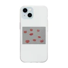 hirokohiroの💋キスマーク？ Soft Clear Smartphone Case