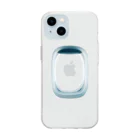 旅人ミャミカ (MMC)の飛行機の窓iPhoneケース（写真を挟んでもGood!） ソフトクリアスマホケース