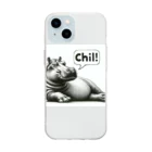 momoRockのデッサンタッチ カバ(Chil) Soft Clear Smartphone Case