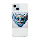 くっにーちゃんのBlue Monster Soft Clear Smartphone Case
