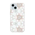 花と万華鏡の#01さくら Soft Clear Smartphone Case