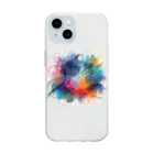 あんぽぴゅらーあーてぃすとのBiffusion Soft Clear Smartphone Case