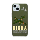 NYAO_AVIATIONの日本初のジェット戦闘機「橘花」KIKKAスマホケース Soft Clear Smartphone Case