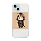 戦国時代マニアのデフォルメ北条氏康君 Soft Clear Smartphone Case