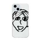 くらっくすまーぶるのどらまーけんしんくんのこうしきぐっずやさんのけんしんくん Soft Clear Smartphone Case