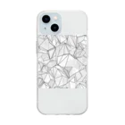 jewel_beのフローライト Soft Clear Smartphone Case