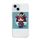 戦国時代マニアのデフォルメ伊達成実君 Soft Clear Smartphone Case