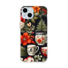 (っ◔◡◔)っ ♥ Le Petit Trésor ♥の花の詩カップ(The Flower Poetry Cup) Soft Clear Smartphone Case