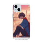 kazuto1104の聴く姿勢 Soft Clear Smartphone Case