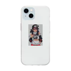 RYU_RYUのhip-hop レディース Soft Clear Smartphone Case