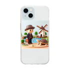 kumama07のリクガメ君と僕 Soft Clear Smartphone Case