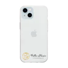 pati_faniのpati fani　ロゴ　横バージョン Soft Clear Smartphone Case