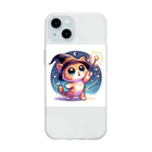 子猫カーニバルの子猫の魔法使い Soft Clear Smartphone Case