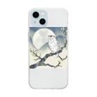 bigbamboofamilyの眠りの梟 Soft Clear Smartphone Case