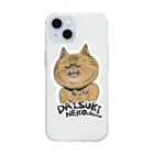 mochi_saburowのだいすきねこちゃん Soft Clear Smartphone Case