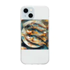 happiness_shopの粗食が一番 Soft Clear Smartphone Case