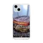 kmtum49の肉祭り Soft Clear Smartphone Case