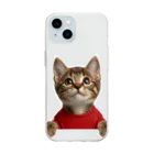 子猫のマイク・mikeの部屋のmikeナンバー１ Soft Clear Smartphone Case