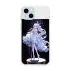 レーザーの純白のアイドル Soft Clear Smartphone Case