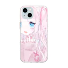 カミィshopのねこすまほけーす Soft Clear Smartphone Case