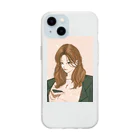 nogi_のツリメのリツ Soft Clear Smartphone Case