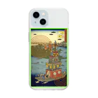 KHD888の 名所百景　尾張津島祭礼 Soft Clear Smartphone Case