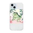 bigbamboofamilyの河童！？ Soft Clear Smartphone Case