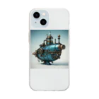 kitolonのスチームパンク潜水艦７ Soft Clear Smartphone Case