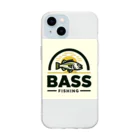 bassblocksのクラシカルバスロゴ Soft Clear Smartphone Case