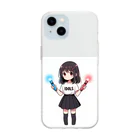 momomikansakuraのアイドル好き女子 Soft Clear Smartphone Case