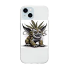 sunofamino420のganja devil's messenger Soft Clear Smartphone Case