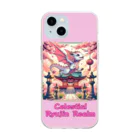 大江戸花火祭りのCelestial Ryujin Realm～天上の龍神社8~4 Soft Clear Smartphone Case