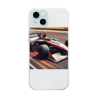 Kamumaのレーシングカーのスリリングな一瞬 Soft Clear Smartphone Case