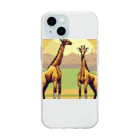 yopipidazeのキリンくん Soft Clear Smartphone Case