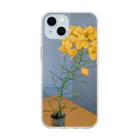 イエローローズのほっくり菜の花 Soft Clear Smartphone Case