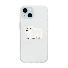 310Bのしろくまどん Soft Clear Smartphone Case