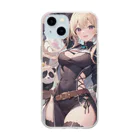 vitamin-powerの癒しのパンダ姉さん Soft Clear Smartphone Case