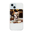 チワワ愛好家ショップの🎀チワワの幸せな一吠え🐕💓 - 心温まる家族の物語 Soft Clear Smartphone Case