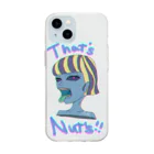 No.803のthat's nuts! Soft Clear Smartphone Case