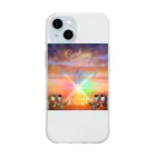 bigbamboofamilyのbigbamboofamily Soft Clear Smartphone Case