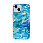 Akya_ArtworksのSeven seas Soft Clear Smartphone Case