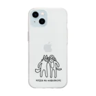 high-hiのKEIEN NO MABUDACHI Soft Clear Smartphone Case