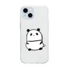 モフモフようせいさんshopのmochipan Soft Clear Smartphone Case